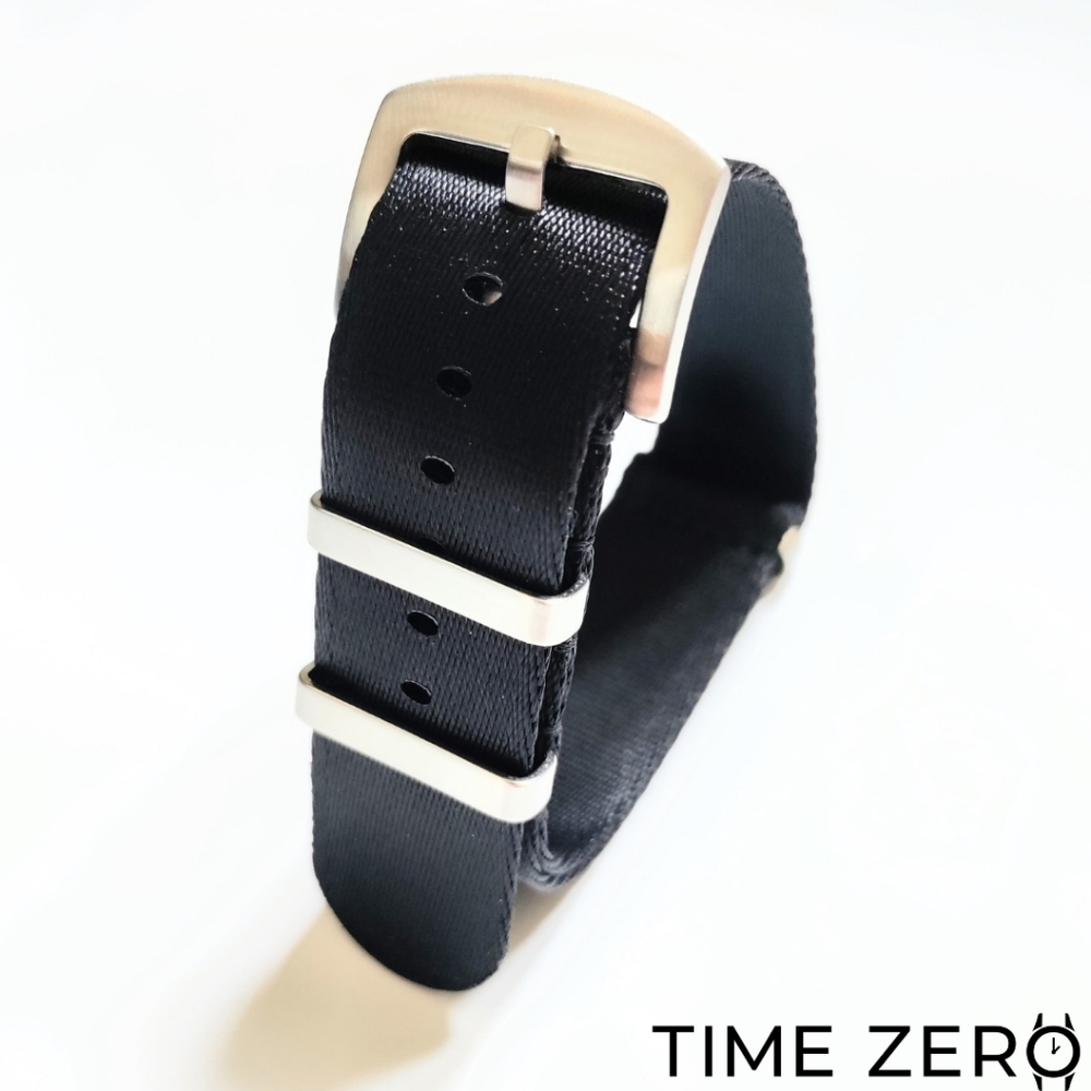 New Black Ballistic Nylon NATO Watch Strap (The Velocity Collection)